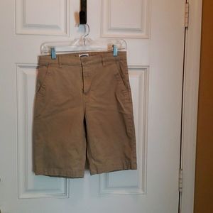 Boys flat front khaki shorts (school uniform)